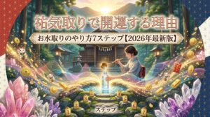 祐気取りで開運する理由|お水取りのやり方7ステップ【2026年最新版】の記事